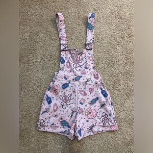 I WAS A TEENAGE SEA WITCH OVERALLS SIZE XS BM BLACKMILK NWOT